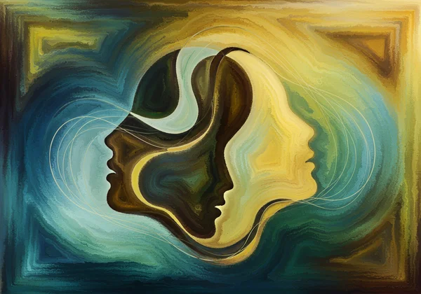 Hai người kết nối, thể hiện sự thấu hiểu và cảm xúc được chia sẻ