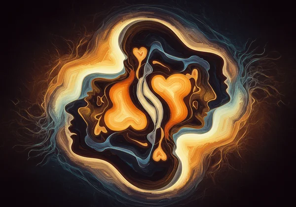 Nghệ thuật trừu tượng thể hiện sự kết nối con người và sự hài hòa cảm xúc