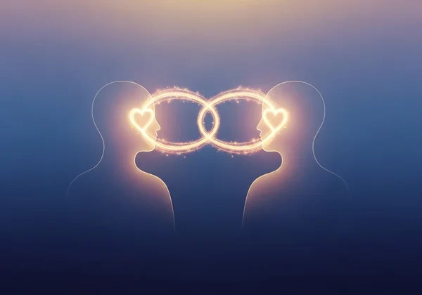 Abstract representation of human connection through empathy.