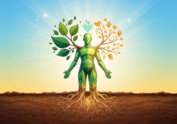 Person growing, symbolizing emotional intelligence development.