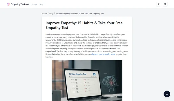 Improve Empathy: 15 Habits & Take Your Free Empathy Test